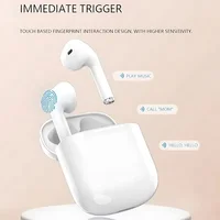 i12 TWS Wireless Headphones Bluetooth Earphone Smart Touch Sports Waterproof Earbuds With Microphone Stereo Game Headset Earplug 1