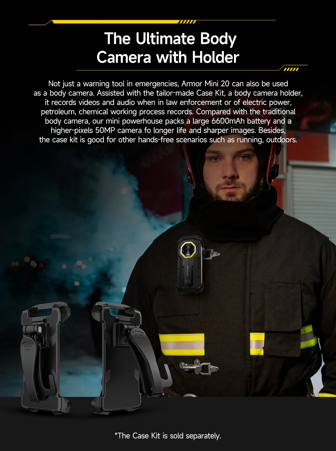 Ulefone Armor Mini 20 4G 4.7" Rugged Phone 64MP Night Camera Android 14 Smartphone 6200mAh Mobile Phone LED