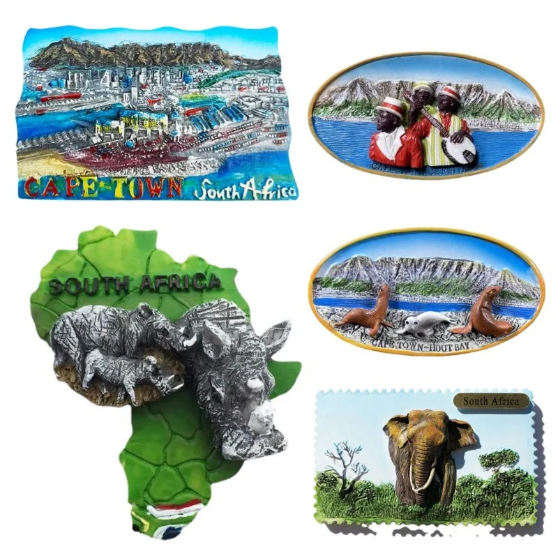 

South Africa Fridge Stickers Travelling Souvenirs Cape Town Fridge Magnets Home Decor Message Board Magnetic Stickers Gifts