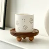 Elegant Wooden Oval Tray,Dessert/Candle/Key Storage - Perfect Gift for Any Occasion 2