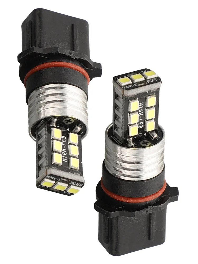 2pcs P13W LED Bulbs Daytime Running Light DRL Driving Fog Lamp DC12V 6000K White Signal Lamp Car Accessories Canbus Error Free,led light,led bulb,led fog light,fog and headlight bulbs