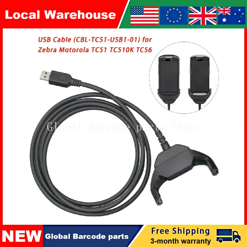 Câble USB De Communication Et Charge Zebra 256786803R - Neuf - Voir Photos
