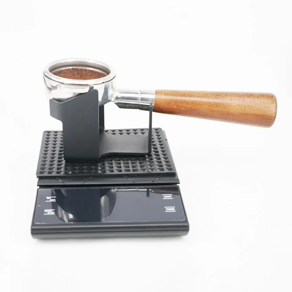 

Coffee Handle Holder Solid Color Coffee Portafilter Anti-corrosion Washable Practical Flexible Strainer Filter Bracket