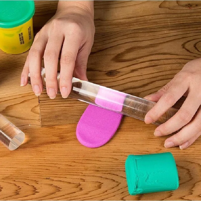 Твердая прозрачная керамика, искусственная глина, акриловая глина, лепка, полимерная глина, роликовая палочка, керамические инструменты