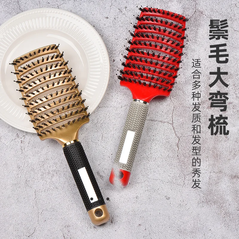 Professional Hair Detangling Massage Bristle Brushes Women Magic Hair Scalp Massage Comb Fast Drying Hair Straight Styling Tools