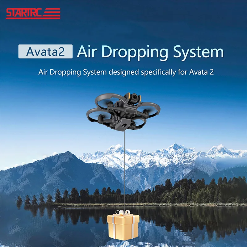 AirDrop สำหรับ DJI Avata 2 ตัวยึดปล่อยอากาศ ตกปลา