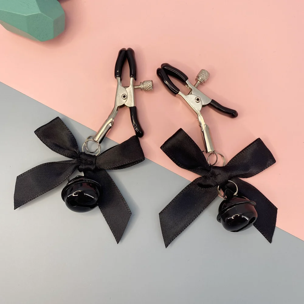 Sex Toys Woman Adjustable Nipple Clamp Breast SM Small Bell Adult Fetish For Couples