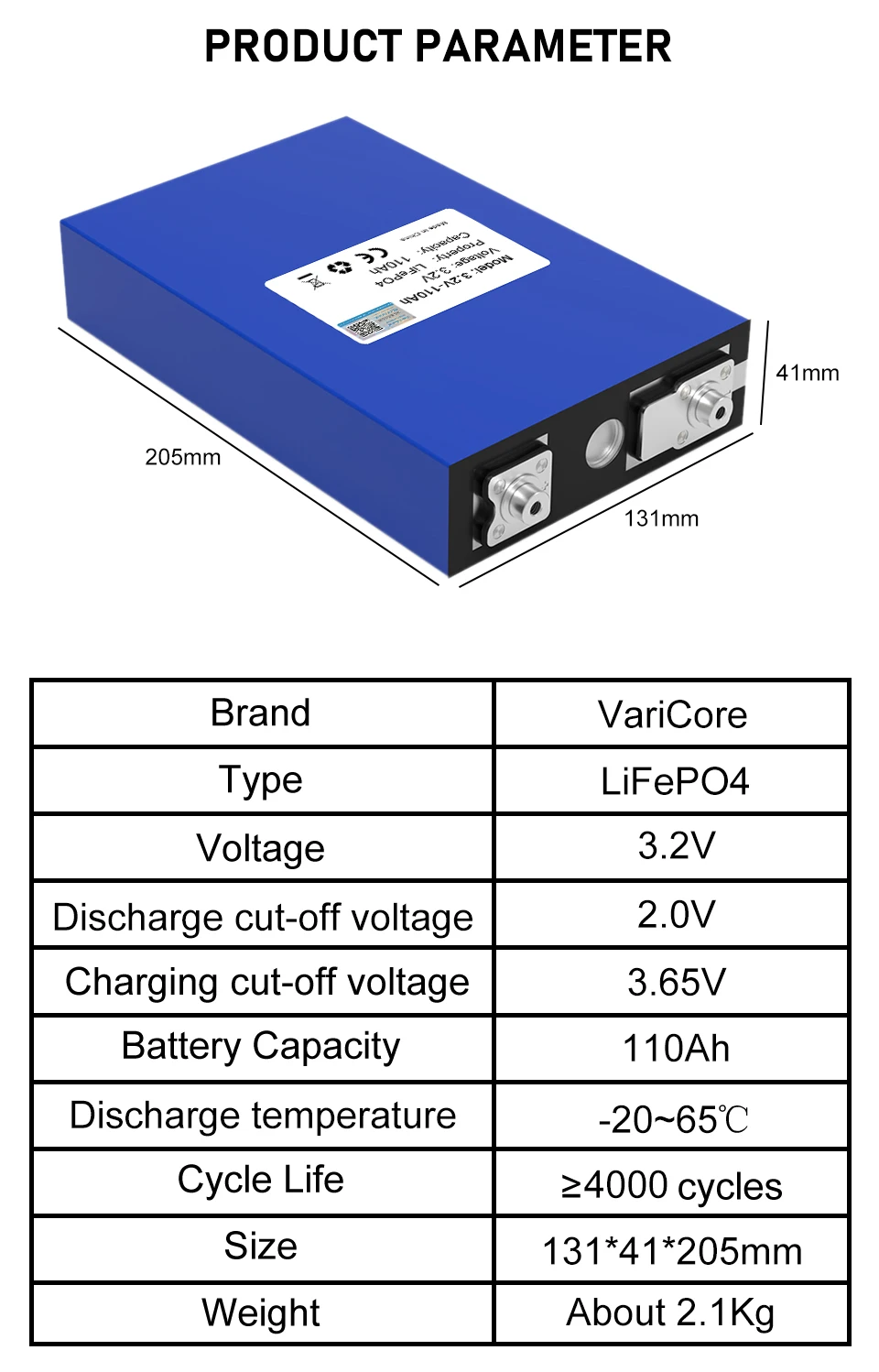 8pcs  3.2V LiFePO4 Battery 320AH 280ah 200ah 150ah 105ah DIY 12v 24V Automotive