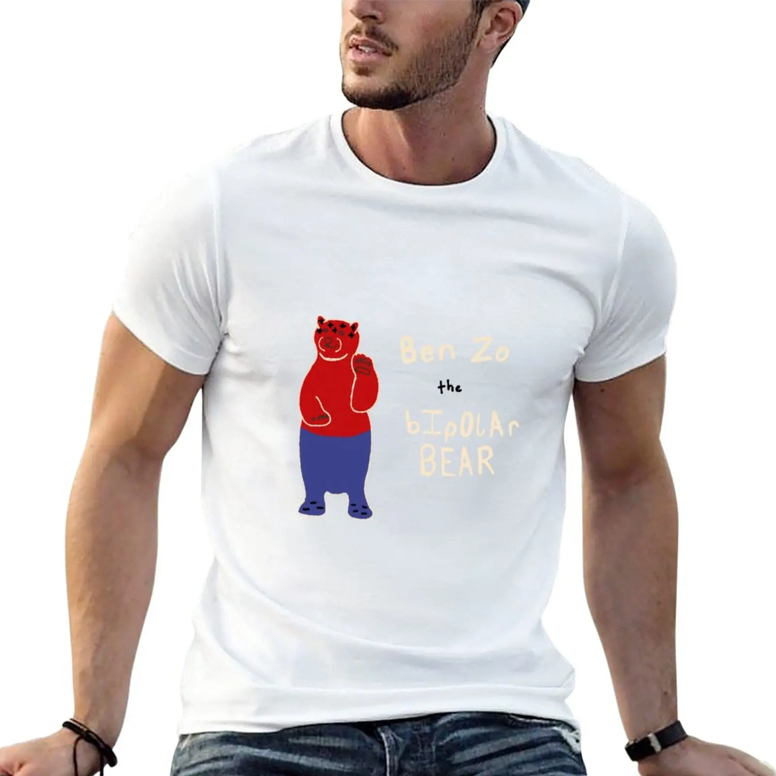 

New Ben Zo the Bipolar Bear T-Shirt funny t shirt graphics t shirt men clothes