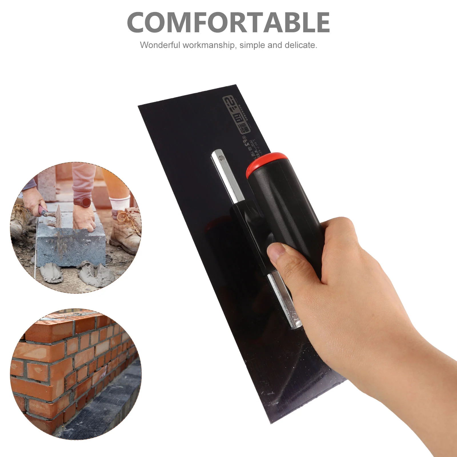 Plasterboard Drywall Smoothing Spatula for Metal Tool Plastering Trowel Portable Wallboard Tools Concrete Hand Finishing
