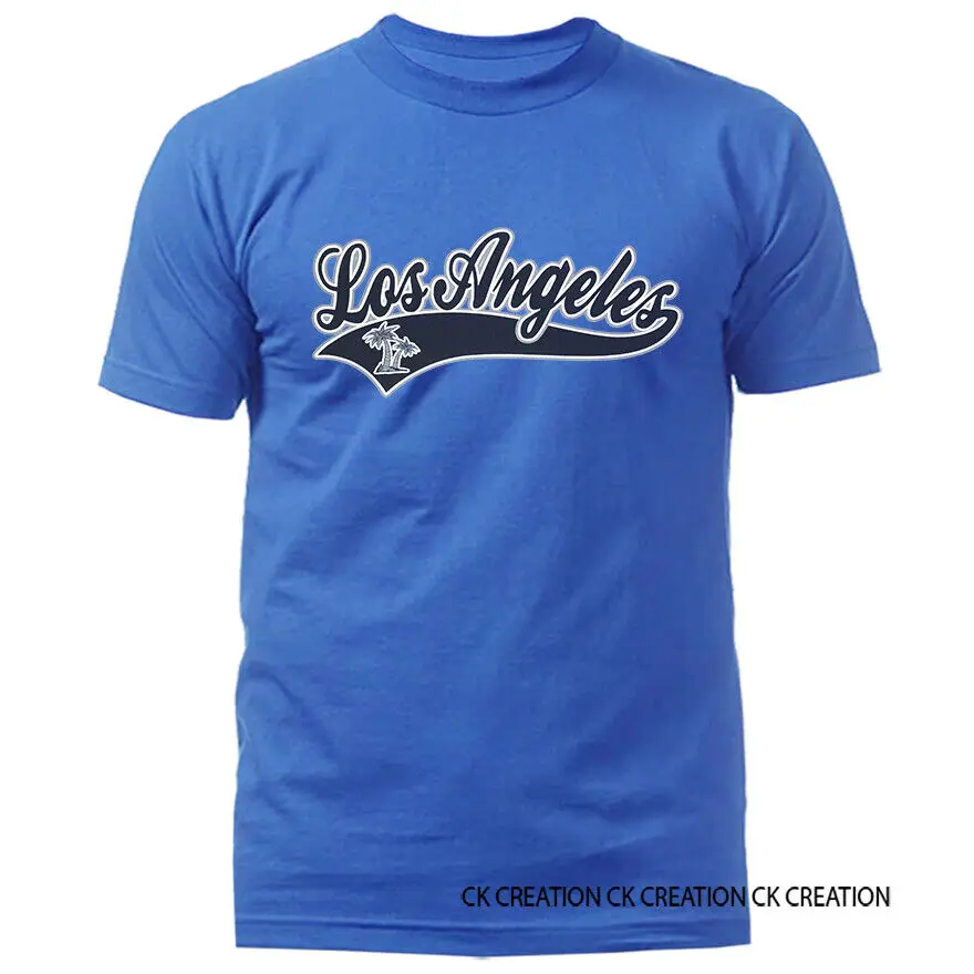 Golden State Los Angeles California Swoosh Palma Graficzny T-Shirt Z Długimi Lub Krótkimi Rękawami