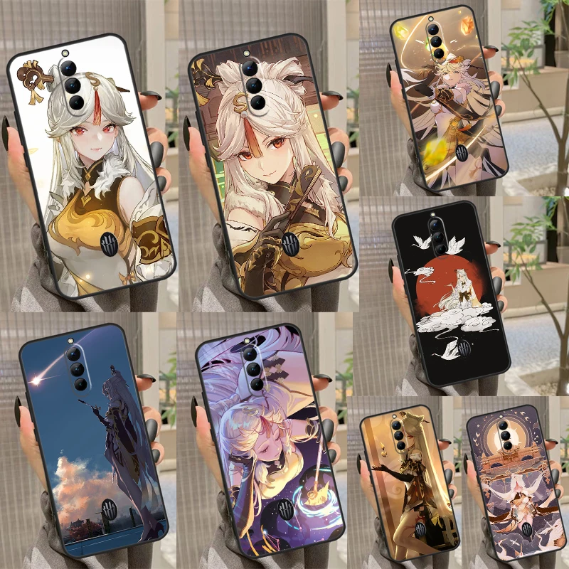 Ningguang Genshin Impact Case Per Nubia Red Magic 8S Pro Plus Redmagic 8 Pro Plus 6S 7S 6 7 Pro 5S 6R 5G Cover Posteriore