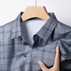 2024 Summer New Men's Business Casual Printed Short Sleeved Shirt Fashion Comfortable Wrinkle Resistant Top 1