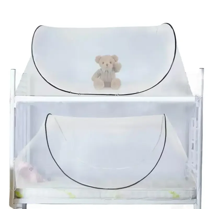 휴대용 접이식 침대 텐트, 야외 하이킹 여행 텐트, 실내 기숙사 싱글 침대 메쉬 텐트, 캠핑 플라이 네트 텐트