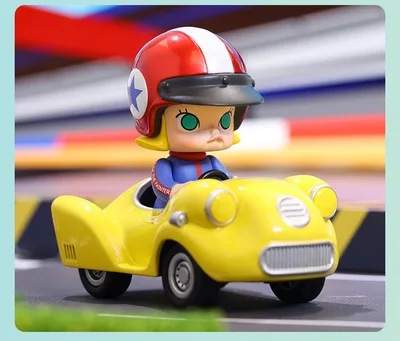 thumbnail image 1 of POP MART Molly Car Car Series Caja ciega aleatoria de juguetes Figuras de acción de anime Kawaii Caixa Caja sorpresa Caja misteriosa Muñecas Regalo para niñas, 1 of 5