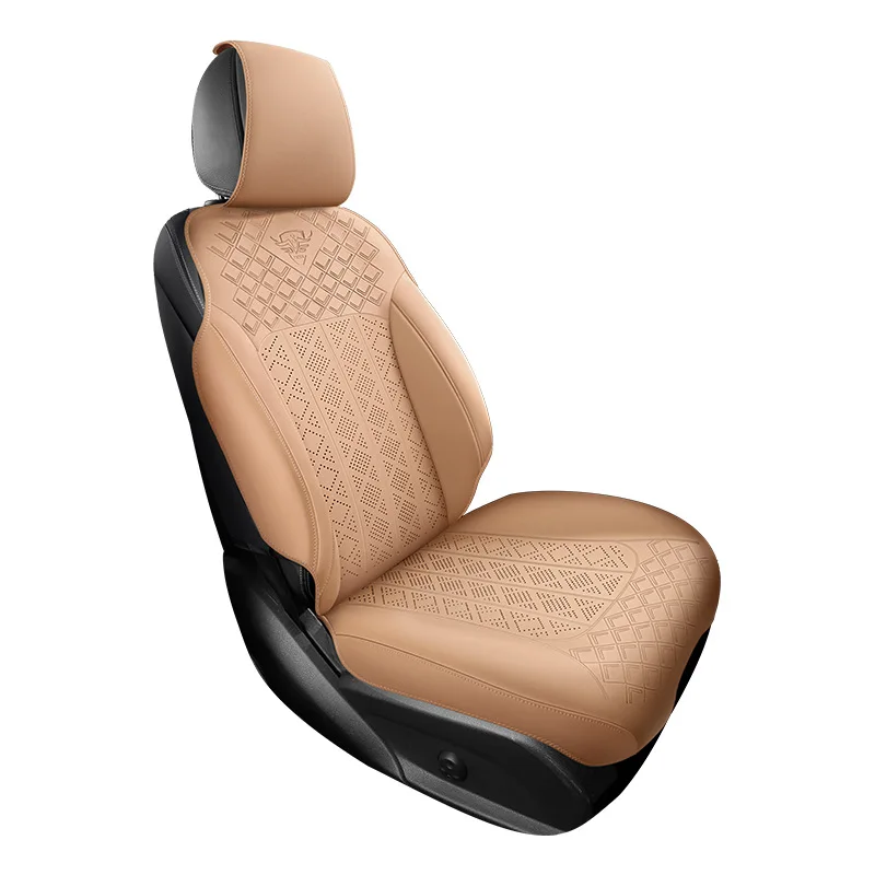새로운 천공 스웨이드 안장형 자동차 시트 쿠션, 사계절용 시트 패드, 세단, SUV, 픽업트럭에 적합, 통기성 좋은 부드러운 메모리폼