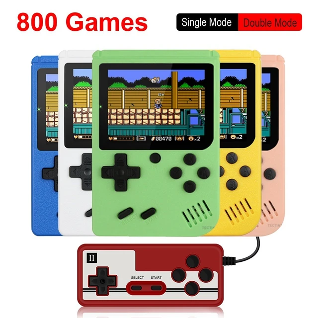 Mini Game Retrô Portátil 8-bit, Jogo, Cores Lcd, Infantil, Com 3.0 Jogos,  Melhor Presente - Videogames Portáteis - AliExpress