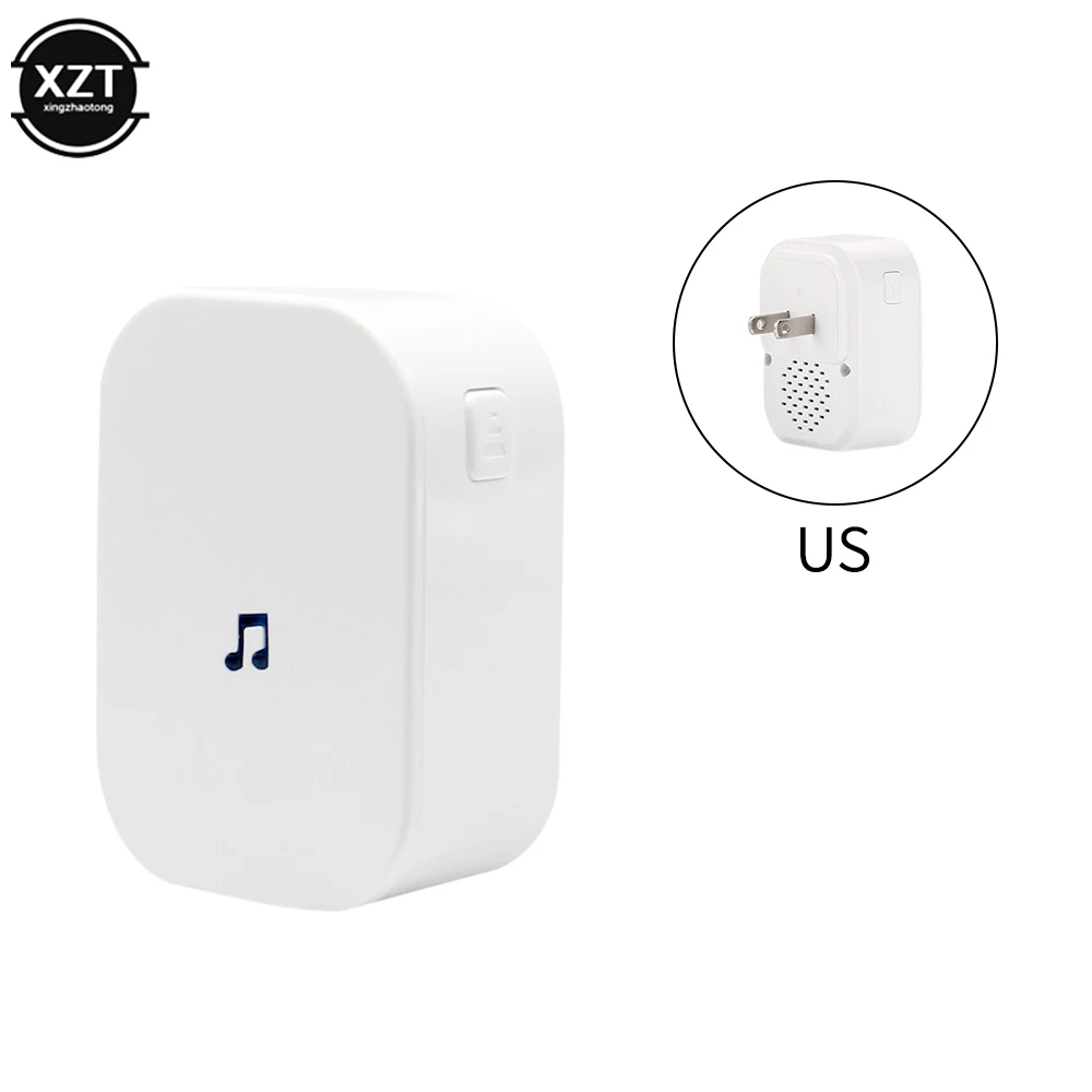 

2022 AC 90V-250V 52 Chimes Wireless Doorbell Chime Receiver Home Door Ding Dong Wifi Doorbell Camera Low Power Consumption 110dB
