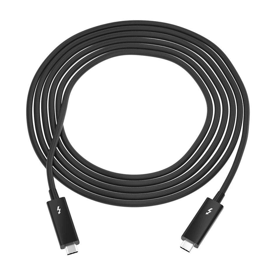 Active Thunderbolt 3 Cable 2m 40gbps Thunderbolt Cable Male To Male For