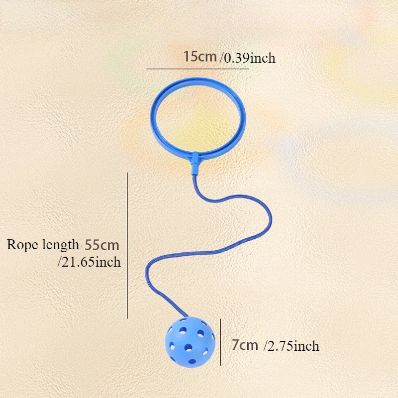 1pc Jumping ball children's one foot swinging ball fun sensory training coordination balance rotation game training equipment 2
