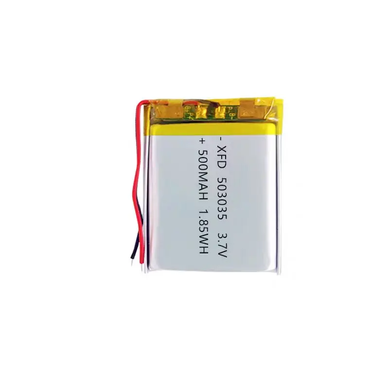 3.7V 500mAh Battery  503035  Lithium Polymer Batteries for Mobile Phone Balance Car Bluetooth Headset Pet Drinker Audio - 2