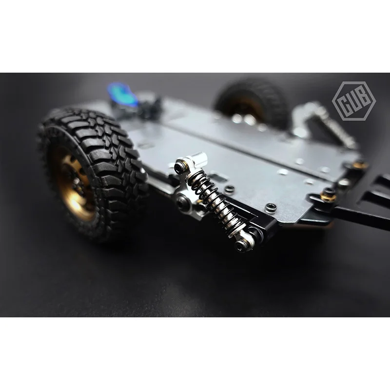 Metal Heavy Trailer B For 1/18 RC Crawler Car CAPO CUB1 Models Motorcycle Part TH19803 4