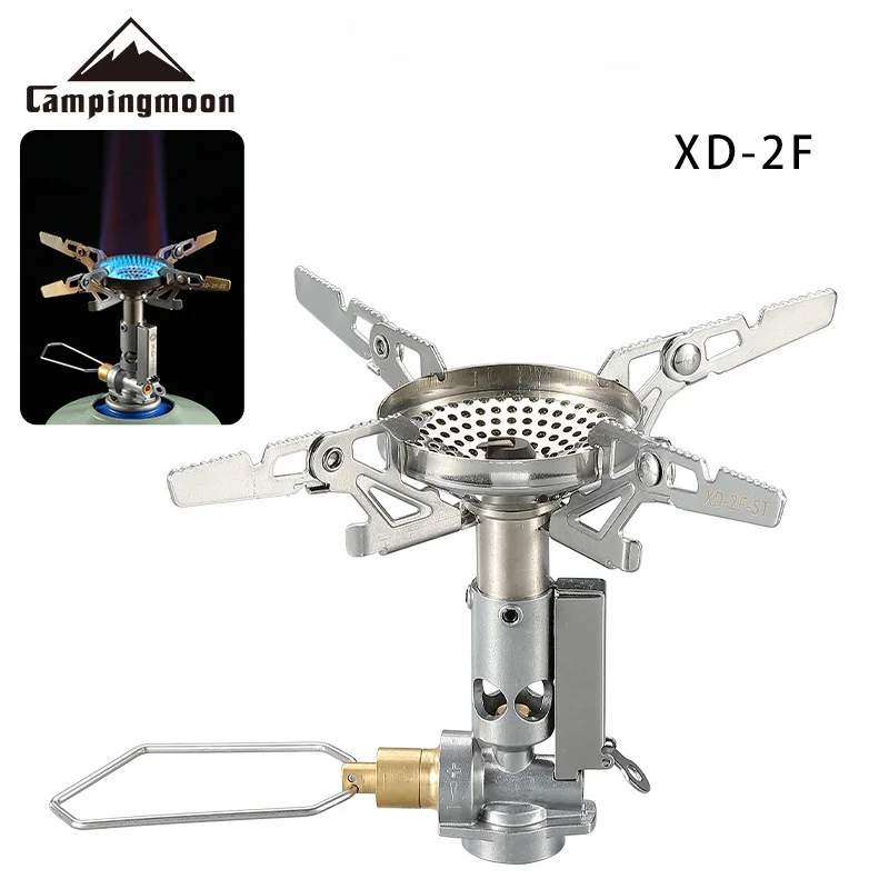 CAMPINGMOON XD-2F 야외 캠핑 가스 스토브 가스 버너 경량/초경량