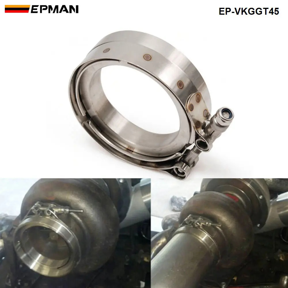 GT45 T304 нержавеющая сталь фланцевый зажим для выпускной трубы TURBO/TURBOCHARGER |
