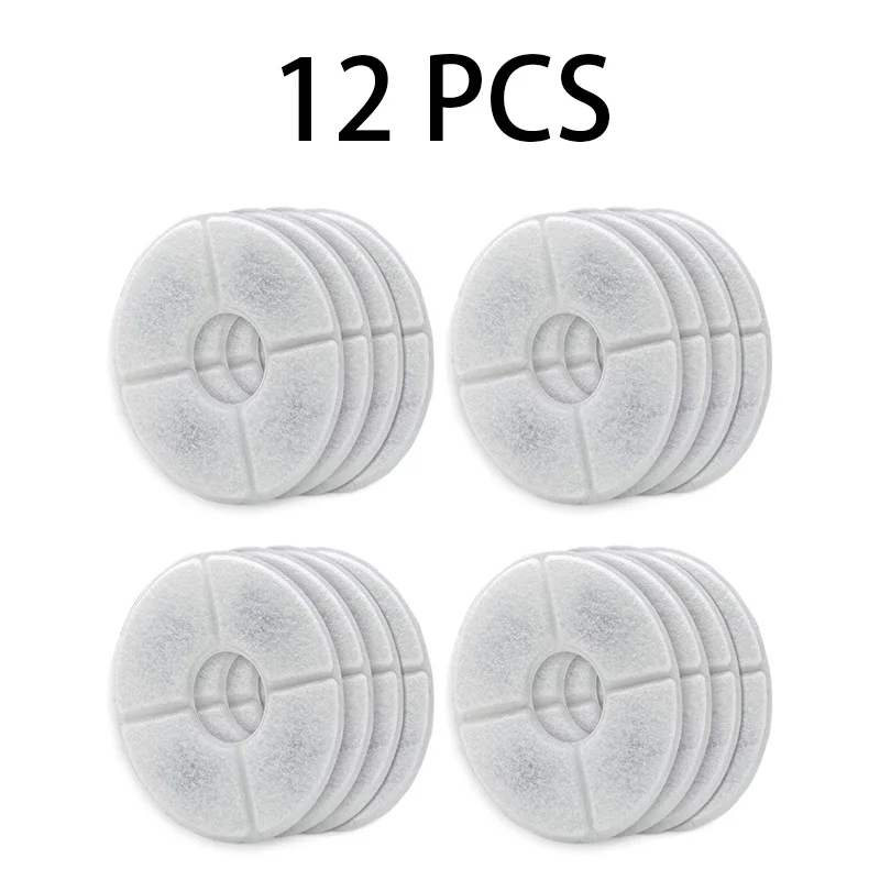 Premium Activated Carbon Filter for Pet Water Fountains, Flower Design