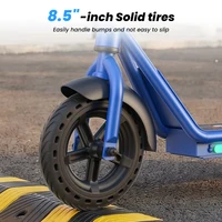 Trottinette électrique iScooter iK7 pour enfants, 8,5 pouces, siège et panier amovibles, guidon réglable en hauteur, moteur 250W, 3 vitesses, lecture de musique Bluetooth, commande par application, trottinette électrique pour l'extérieur 6