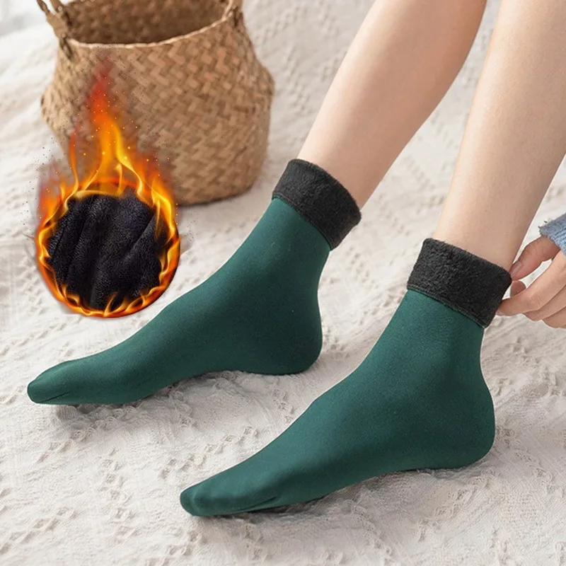 Calcetines De Terciopelo Para Mujer, Calcetín Suave, Antideslizante, Para  El Hogar - Calcetines - AliExpress