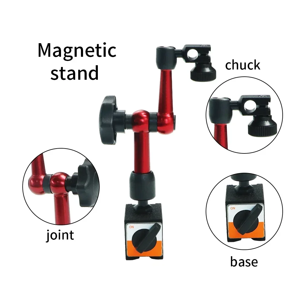 Shahe Mini Universal Magnetic Base Stand Holder For Indicators Magnetic Force 15KG dial indicator holder