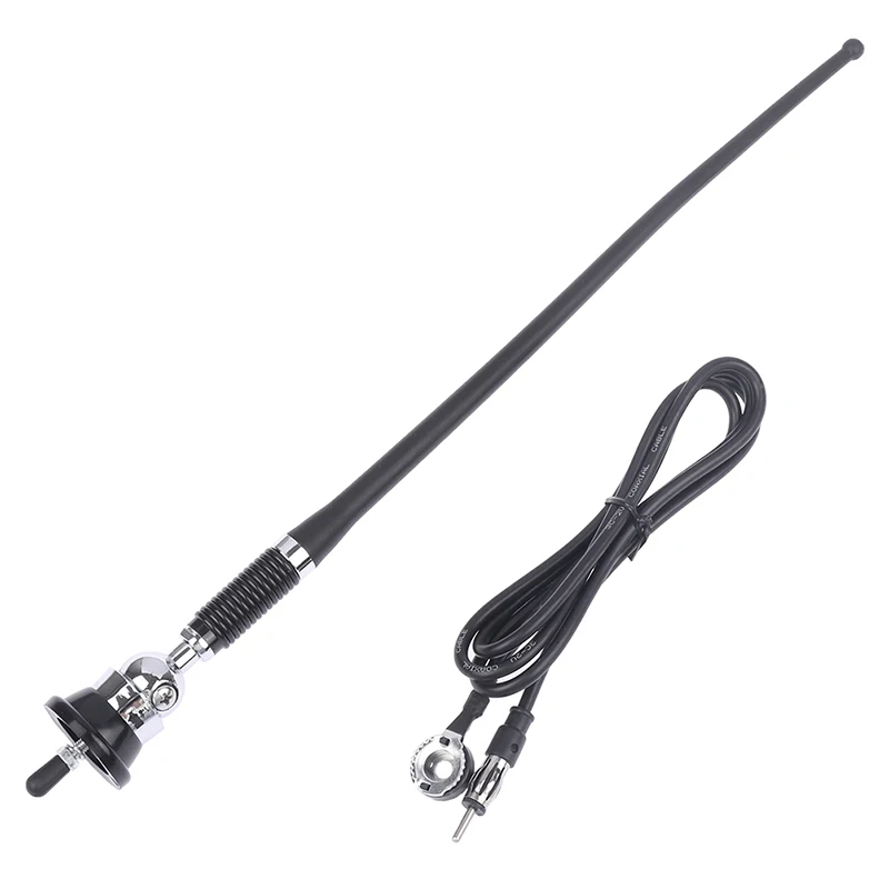 Universal Car Stereo Rubber Mast Antenna Roof Mount Aerial Replacement ...