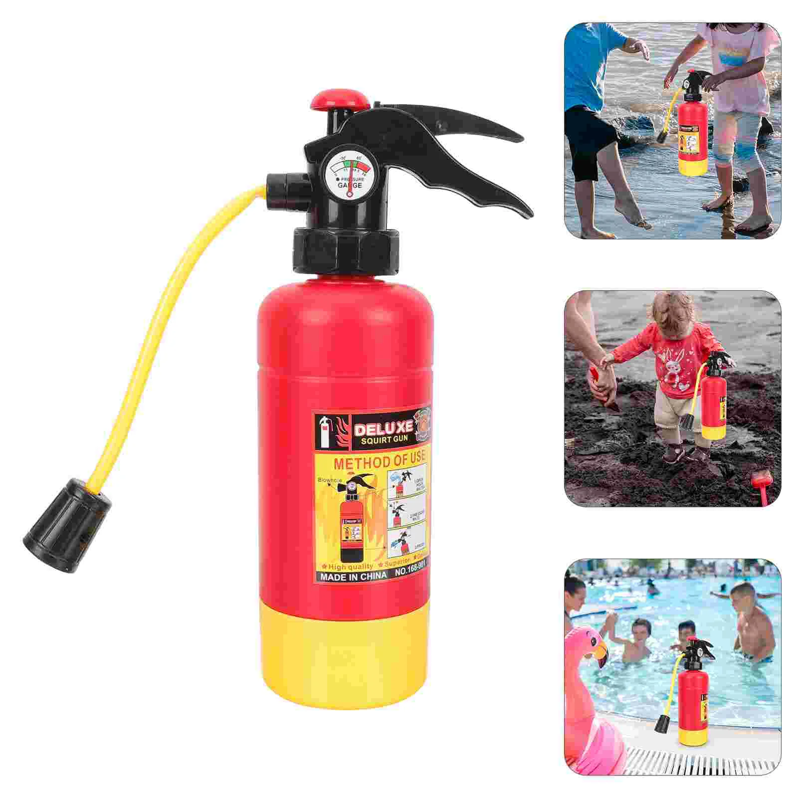 Fire Extinguisher Water Squirt Toys Mini Realistic Firefighter Fun Outdoor Summer Toy Boys Girls