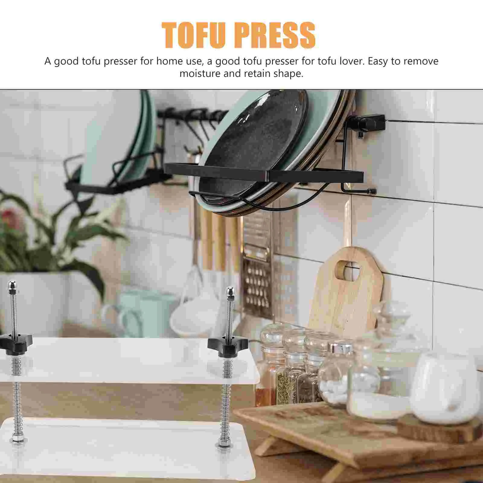 Tofu Press Cheese Making Tools It Board Soybean Curd Molds Acrylic Supplies Cheezeits