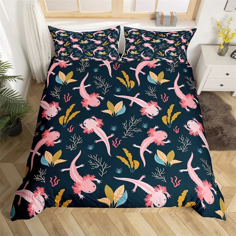 Loussiesd Set di biancheria da letto per ragazze ragazzi e bambini