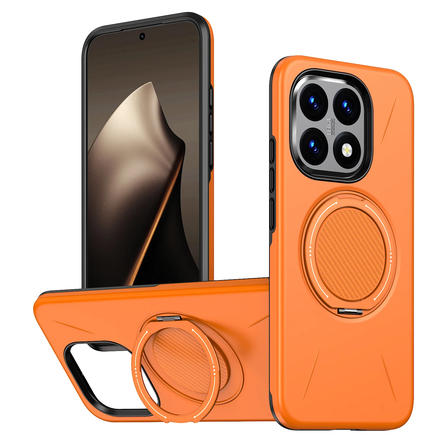 360° Magnetic Shockproof Phone Case with Stand Holder and Magsafe Compatibility