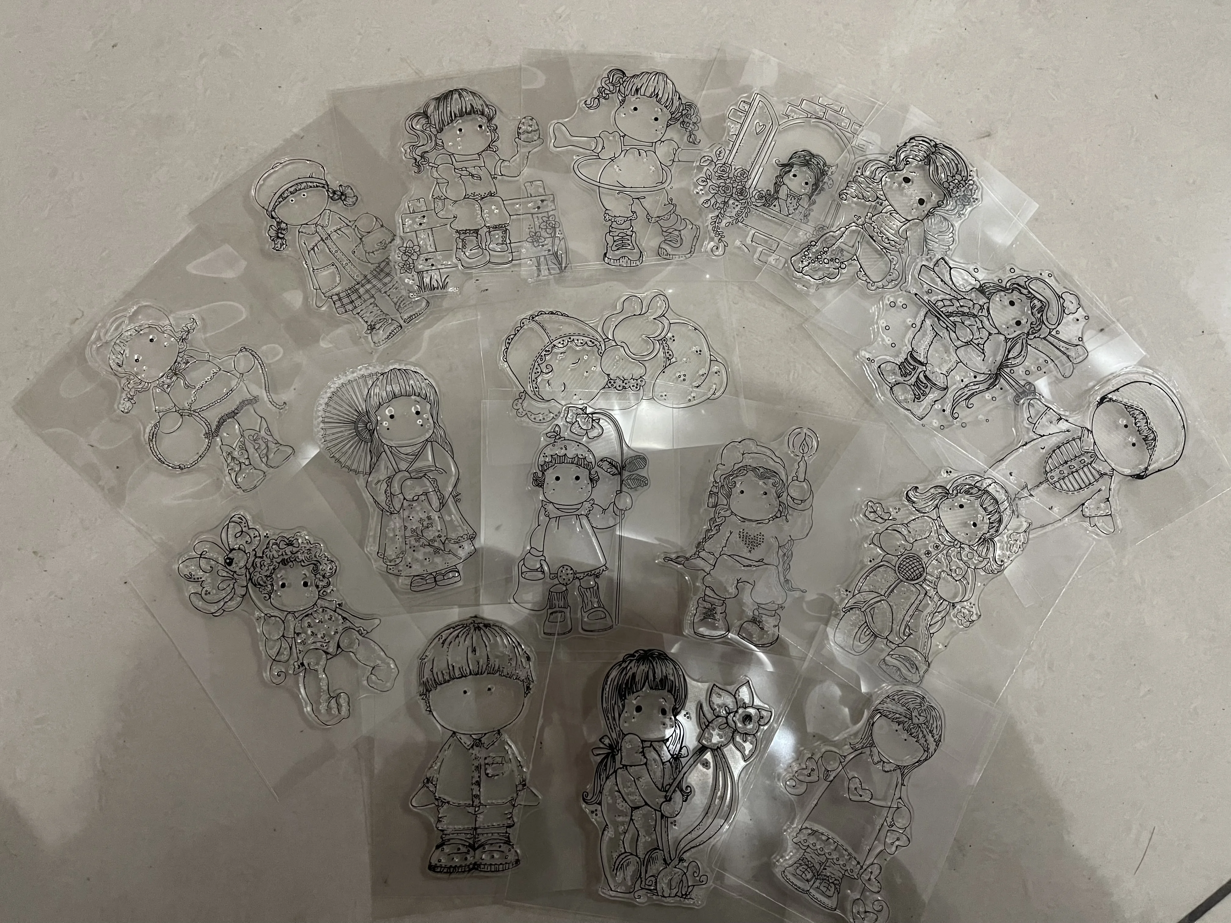 Stickers Scrapbooking Supplies Transparent Silikon Stempel