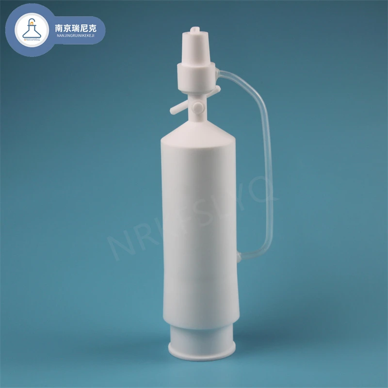 불화 수소산 내성, 고온 내성 PTFE 항압 분리 깔때기, 실험실 추출, 100ml