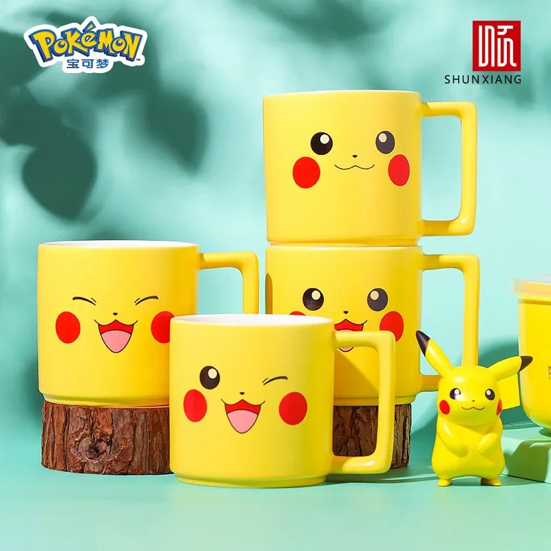 Ceramic Anime Pikachu Mug for Kids and Adults