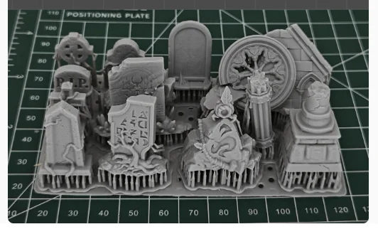 Fantasy Scene 3D Printed Resin DIY Accessories for Model Crafting and Hobby Building