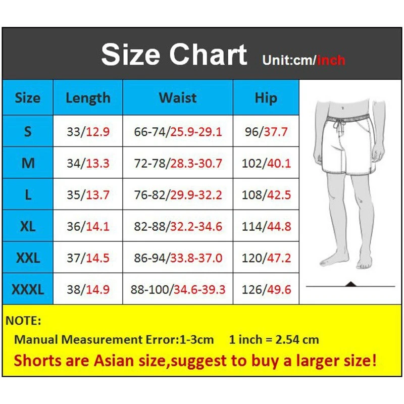 Summer Men's Shorts Sports Jogging Quick-Drying Printed Shorts Swim Surfing Beachwear Shorts Gym Casual Fitness Shorts Swimsuit casual shorts