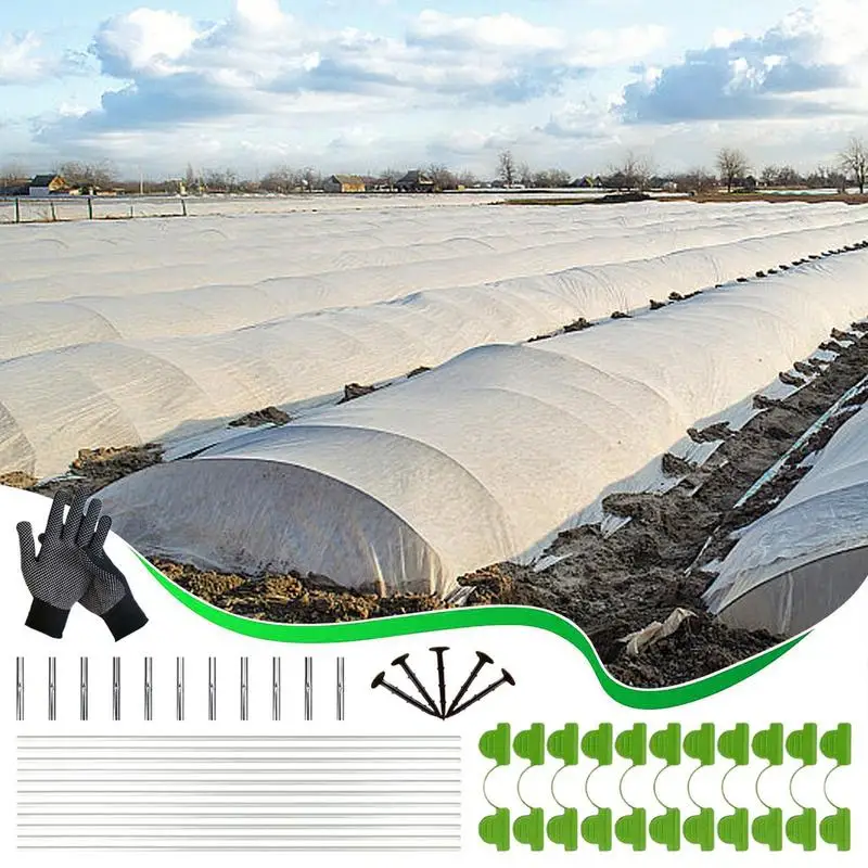 Greenhouse Hoops Long Greenhouse Hoops Grow Tunnel Garden Bed Stakes Handmade Plant Support Garden Stakes Supplies Hoop