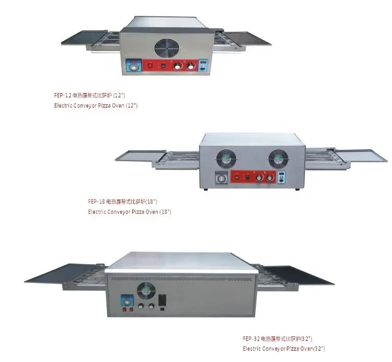 Professional Conveyor Pizza Oven Gas 18 Inch Commercial Pizza Ovens Uniform Temperature and Fast Baking