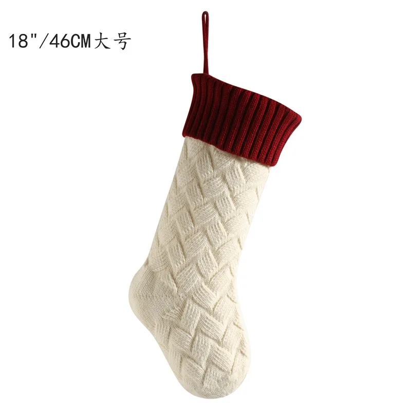 thumbnail image 1 of Calcetines navideños personalizados, medias navideñas tejidas con nombre personalizado, regalo de medias navideñas bordadas para el hogar de Navidad 2022, 1 of 5