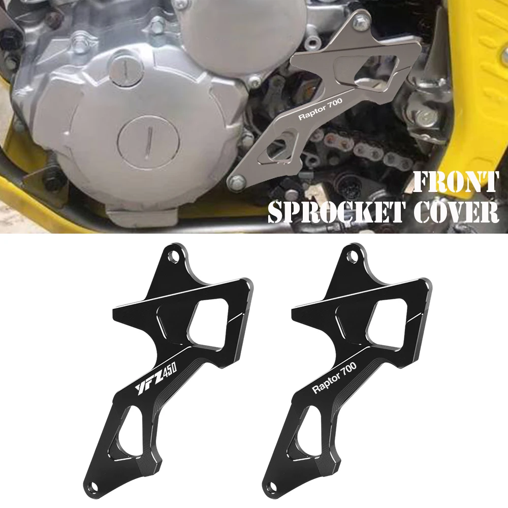 

Motorcycle For Yamaha YFZ450X 2010-2011 YFZ450R 2003-2021 YFZ450 2004-2013 Front Sprocket Cover Chain Protector Guard YFZ450 R/X