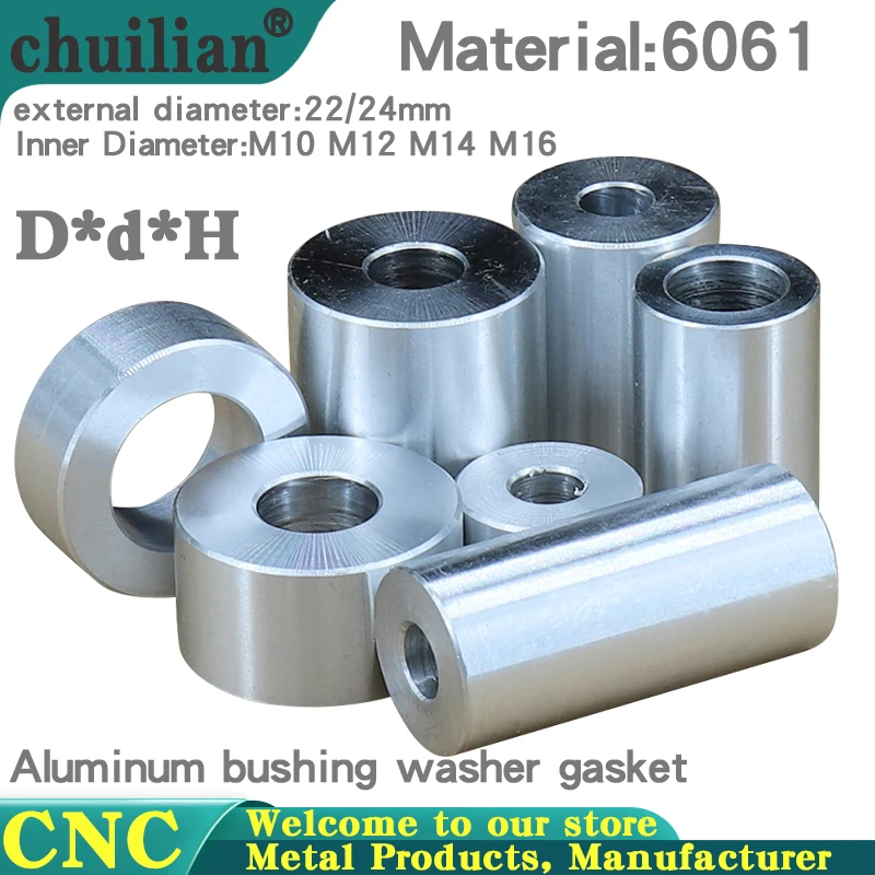 Rondelle De Douille En Aluminium Universelle Creux Sans Filetage rondelle-de-douille-en-aluminium-universelle-creux-sans-filetage