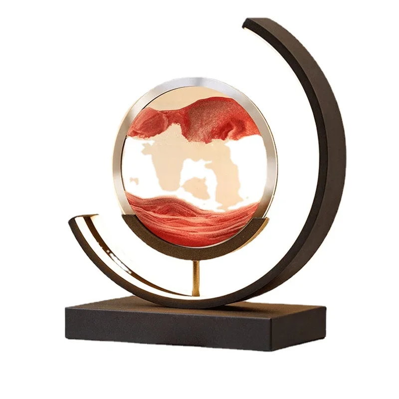 Amazon Shopify Ebay Dropshipping Prodotti Di Tendenza 2022 Nuovi Arrivi Design Creativo Sabbie Del Tempo Lampada Telecomando Dimmerabile