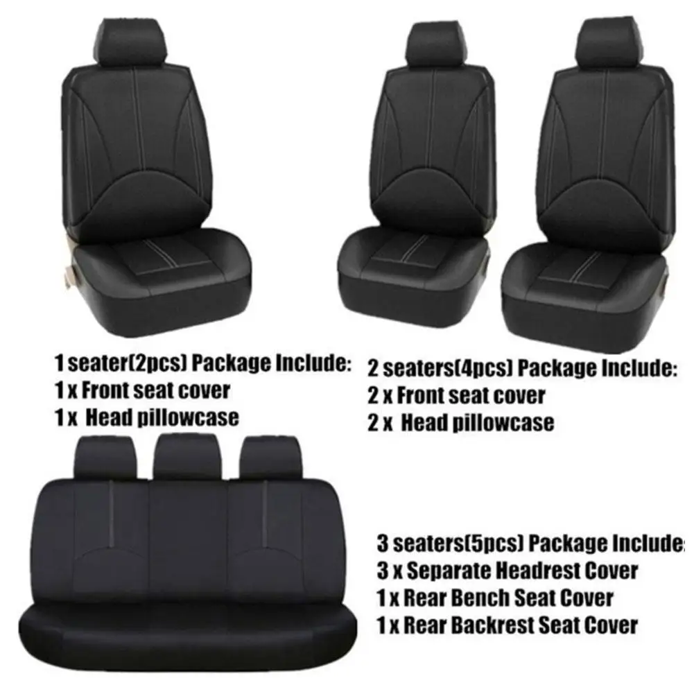 SeatCoverForPULeatherCarSeatCushionUniversalDurableFabric