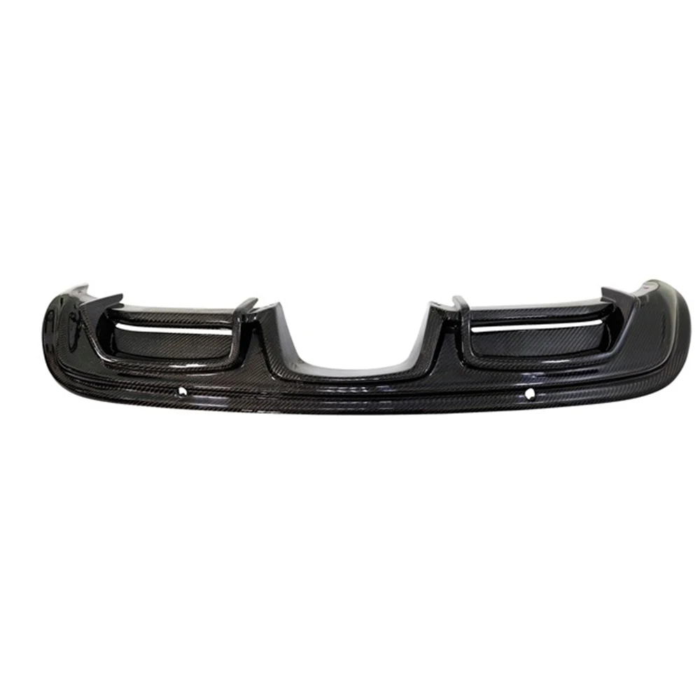 

V Style Carbon Fiber Rear Bumper Diffuser with Side Splitter Apron for 718 Boxster & Cayman 2016-UP
